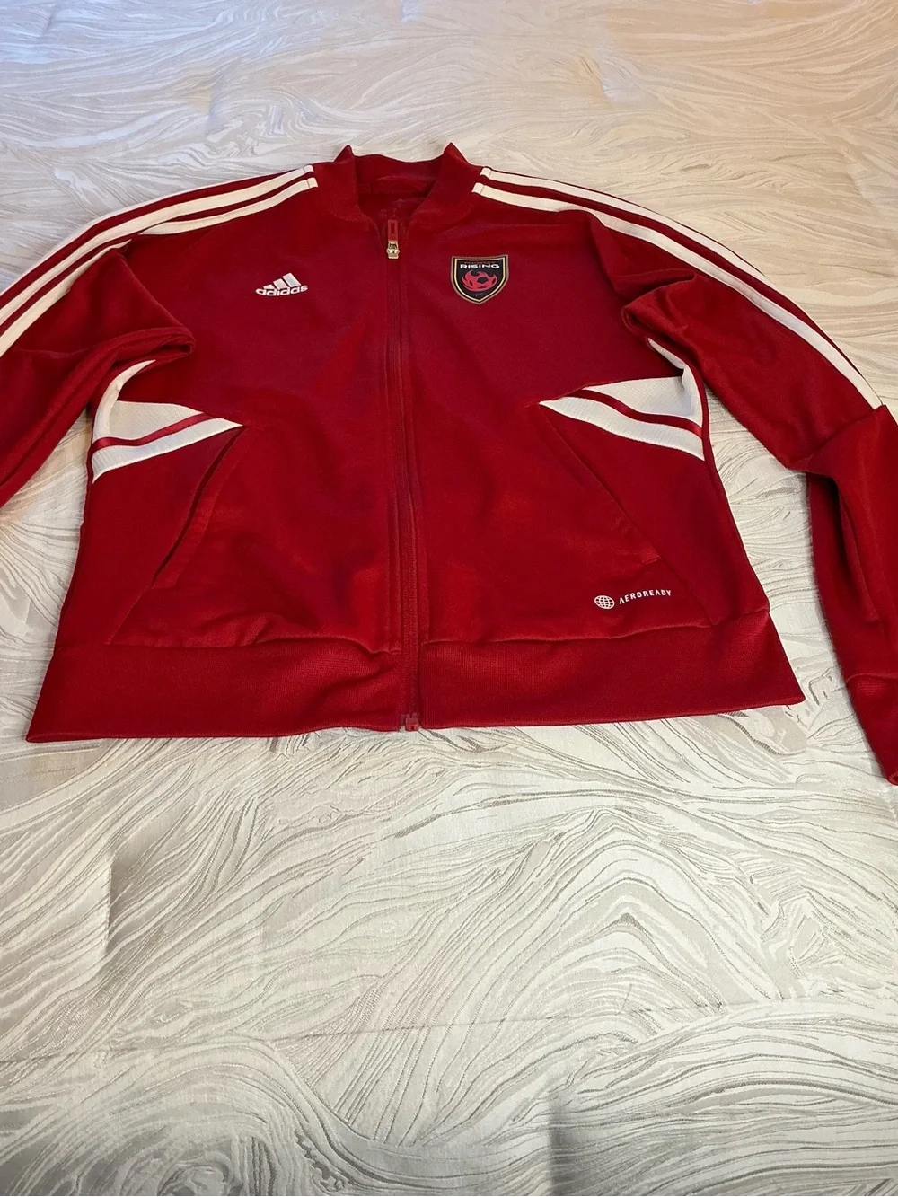 ADIDAS. PHOENIX RISING FC FULL ZIP TRACK JACKET MENS AEROREADY (s)